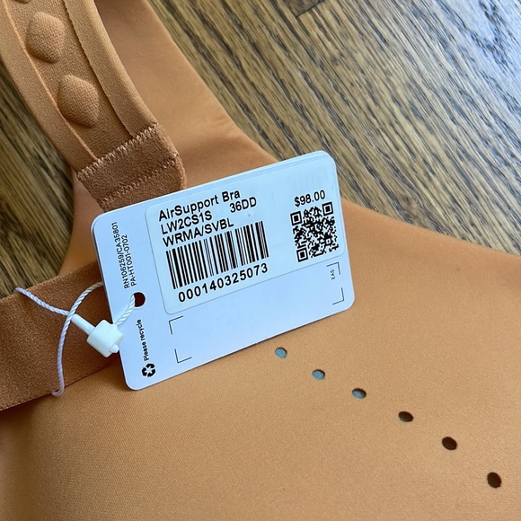 NWT Lululemon Air Support Bra, 36DD - Picture 3 of 4